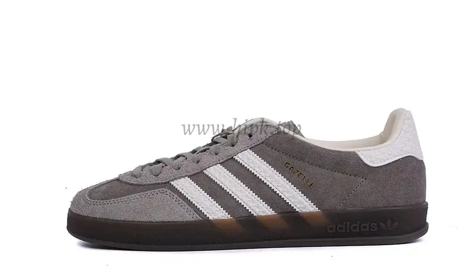 PK GOD Adidas Gazelle Indoor Grey White RETAIL MATERIALS READY TO SHIP