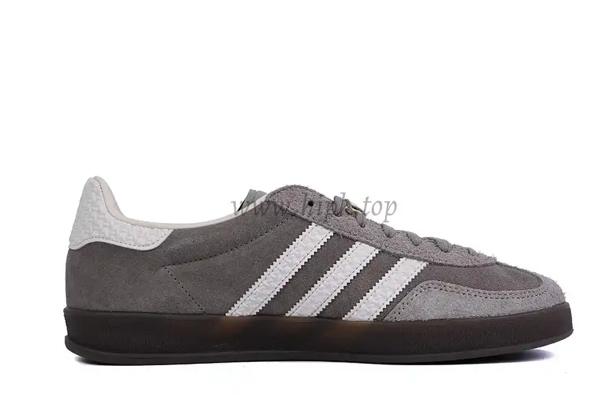 PK GOD Adidas Gazelle Indoor Grey White RETAIL MATERIALS READY TO SHIP