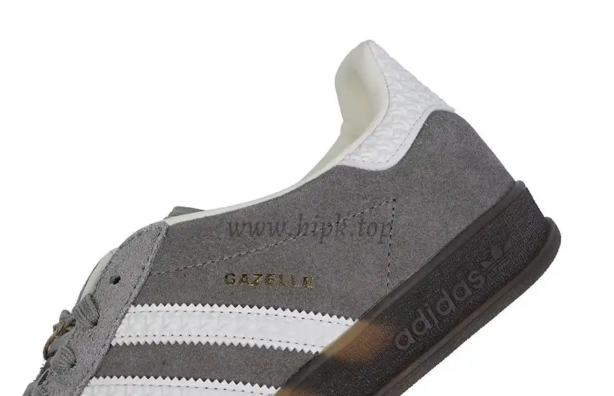 PK GOD Adidas Gazelle Indoor Grey White RETAIL MATERIALS READY TO SHIP