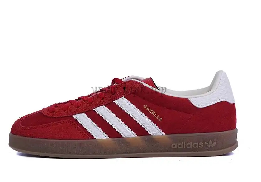 PK GOD Adidas Gazelle Indoor Red White RETAIL MATERIALS READY TO SHIP