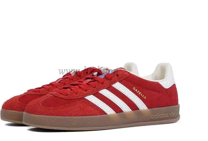 PK GOD Adidas Gazelle Indoor Red White RETAIL MATERIALS READY TO SHIP