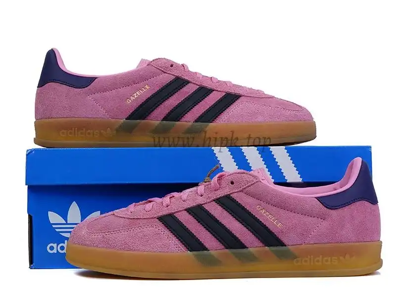 PK GOD Adidas Gazelle Indoor pink Black RETAIL MATERIALS READY TO SHIP