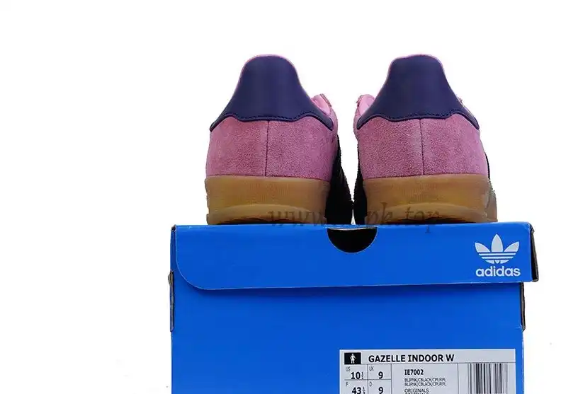 PK GOD Adidas Gazelle Indoor pink Black RETAIL MATERIALS READY TO SHIP