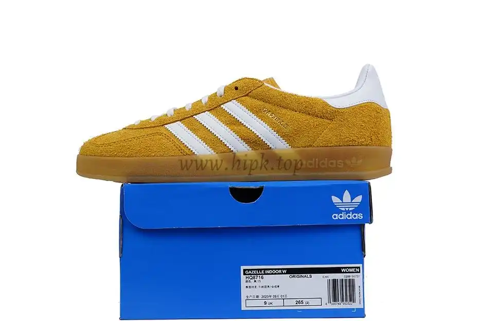 PK GOD Adidas Orange Peel Gazelle Indoor Trainers RETAIL MATERIALS READY TO SHIP