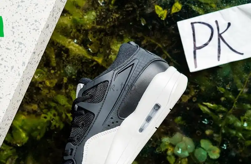 PK God Air Jordan 4 RM Black Light Bone RETAIL MATERIALS READY TO SHIP