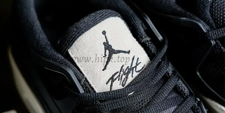 PK God Air Jordan 4 RM Black Light Bone RETAIL MATERIALS READY TO SHIP