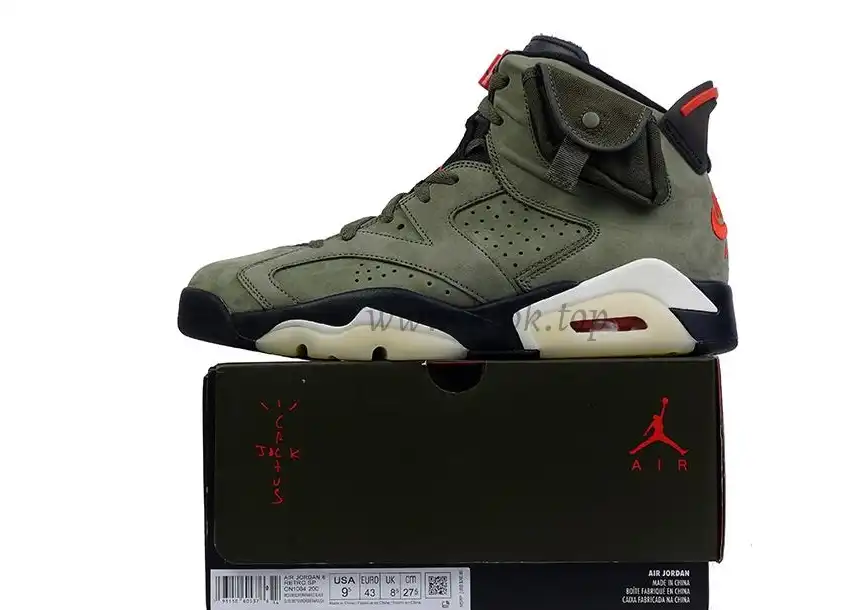 PK GOD Jordan 6 Retro Travis Scott RETAIL MATERIALS READY TO SHIP