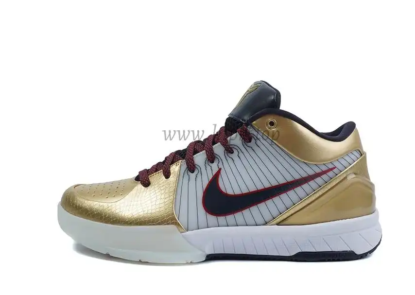 PK God Kobe 4 Protro Metallic Gold and Dark Obsidian RETAIL MATERIALS READY TO SHIP