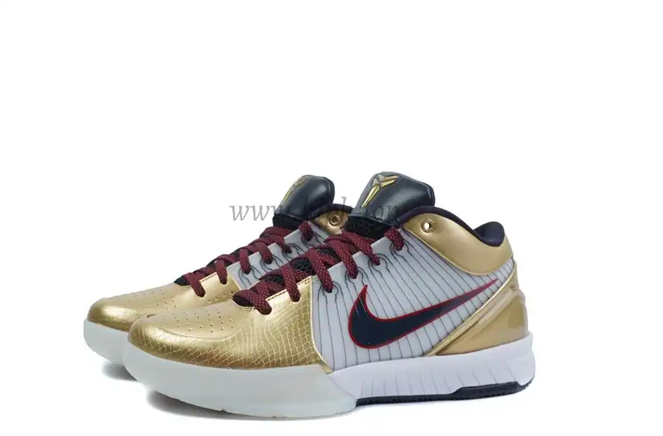 PK God Kobe 4 Protro Metallic Gold and Dark Obsidian RETAIL MATERIALS READY TO SHIP