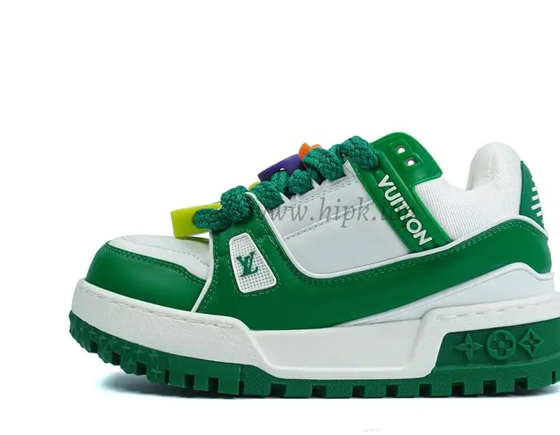 PK God Louis Vuitton Trainer Maxi Green RETAIL MATERIALS READY TO SHIP