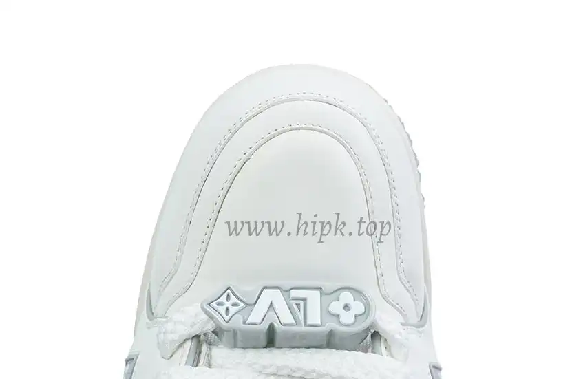 PK God Louis Vuitton Trainer Maxi White Grey RETAIL MATERIALS READY TO SHIP