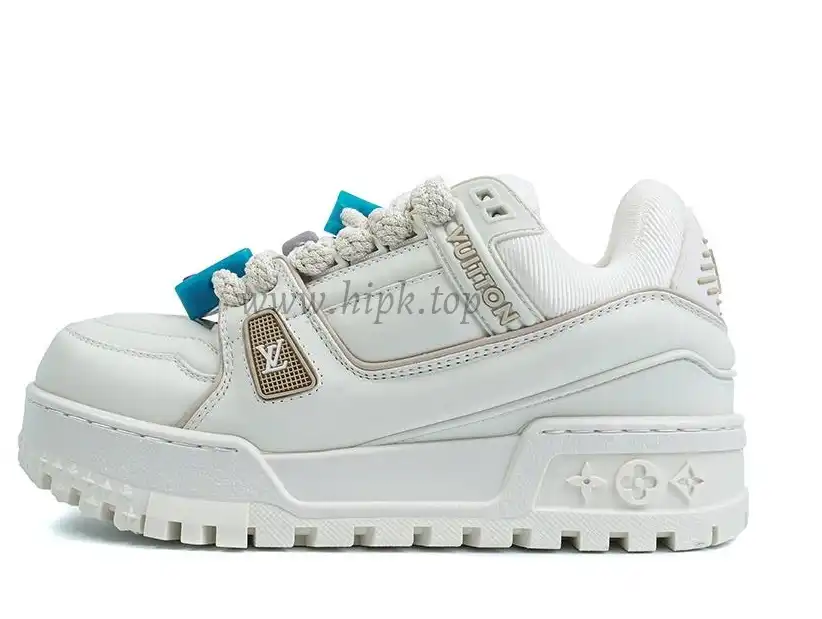 PK God Louis Vuitton Trainer Maxi White RETAIL MATERIALS READY TO SHIP