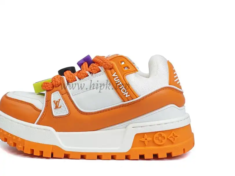 PK God Louis Vuitton Trainer Maxi orange RETAIL MATERIALS READY TO SHIP