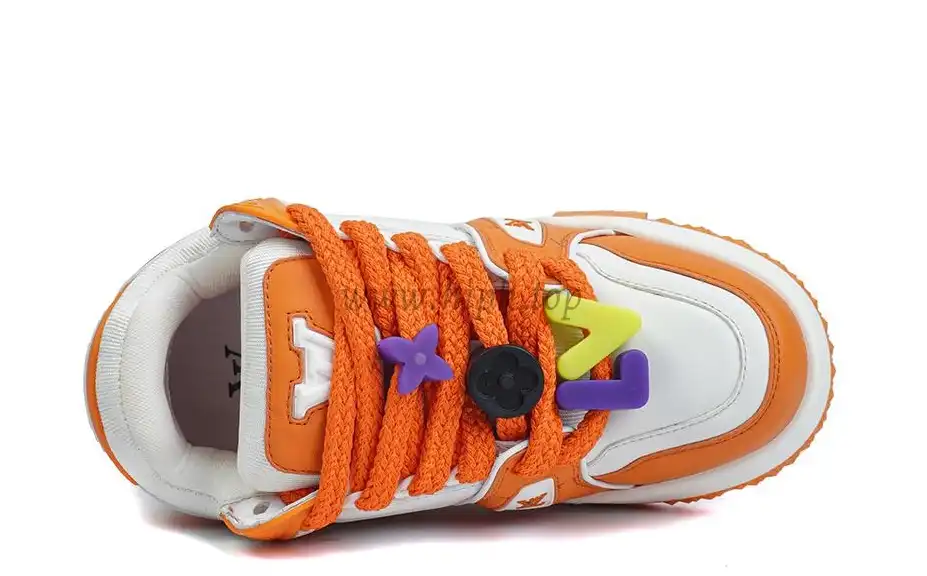 PK God Louis Vuitton Trainer Maxi orange RETAIL MATERIALS READY TO SHIP