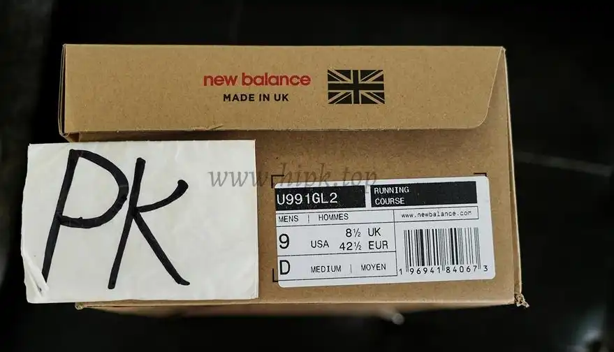 PK GOD New Balance 991 GL2 RETAIL MATERIALS READY TO SHIP