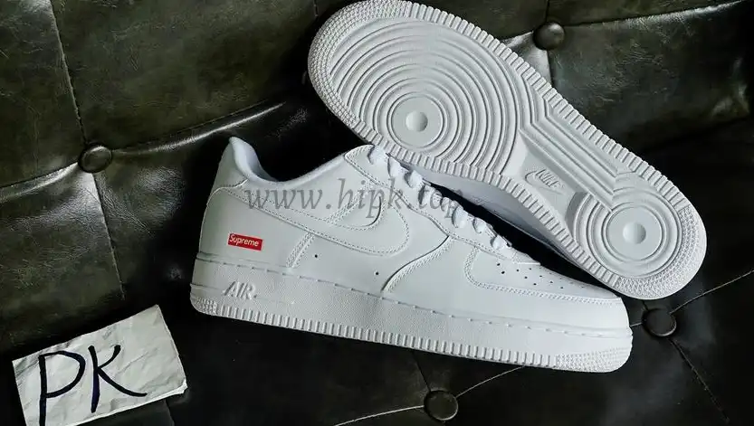 PK God Nike Air Force 1 Low Supreme White RETAIL MATERIALS READY TO SHIP