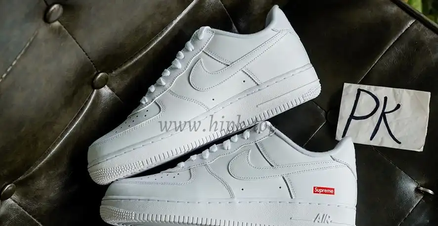 PK God Nike Air Force 1 Low Supreme White RETAIL MATERIALS READY TO SHIP