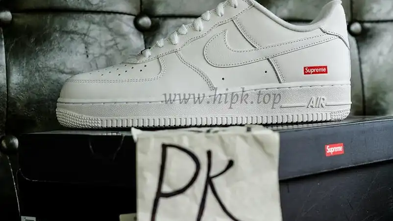 PK God Nike Air Force 1 Low Supreme White RETAIL MATERIALS READY TO SHIP