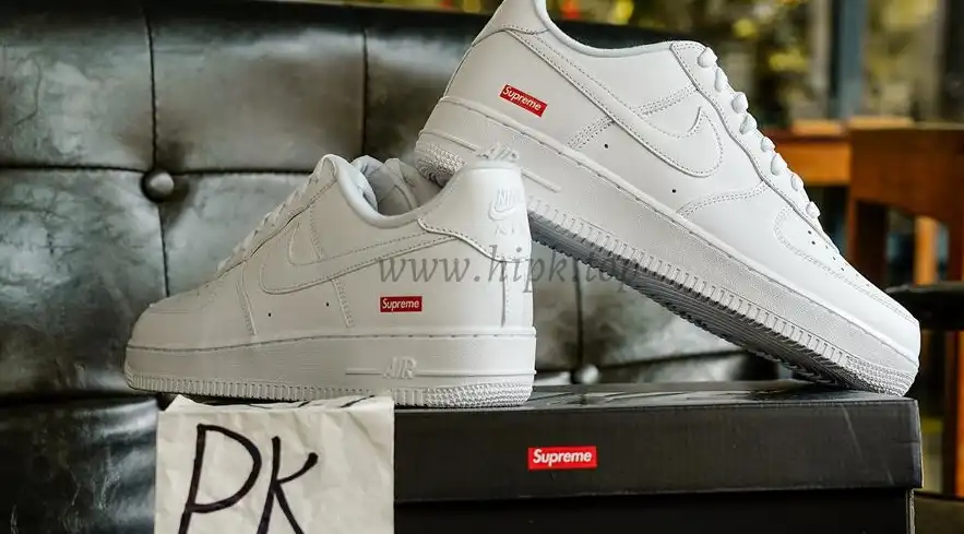 PK God Nike Air Force 1 Low Supreme White RETAIL MATERIALS READY TO SHIP