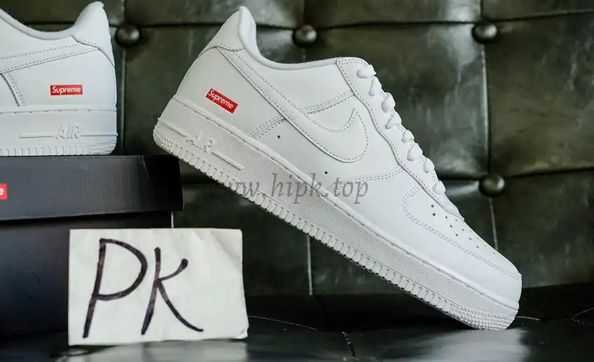 PK God Nike Air Force 1 Low Supreme White RETAIL MATERIALS READY TO SHIP