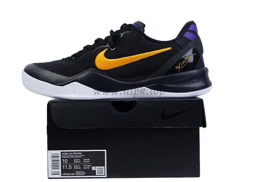 PK GOD Nike Kobe 8 Protro Black University Gold RETAIL MATERIALS READY TO SHIP