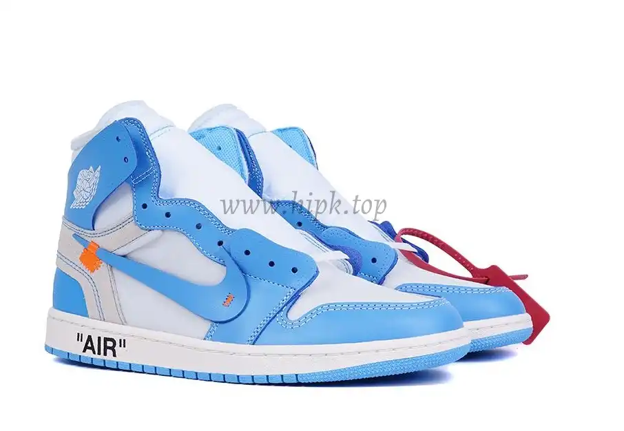 PK GOD X YIFU RETAIL FACTORYOFF WHITE X AIR JORDAN 1 POWDER BLUE UNC RETAIL MATERIALS ready limited