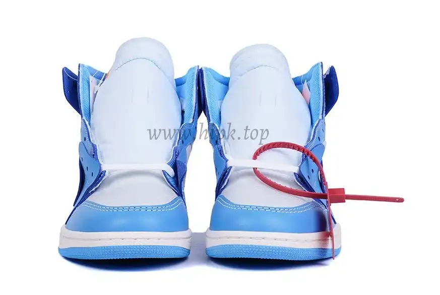 PK GOD X YIFU RETAIL FACTORYOFF WHITE X AIR JORDAN 1 POWDER BLUE UNC RETAIL MATERIALS ready limited