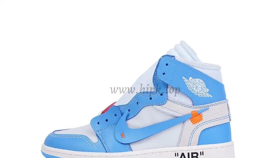 PK GOD X YIFU RETAIL FACTORYOFF WHITE X AIR JORDAN 1 POWDER BLUE UNC RETAIL MATERIALS ready limited