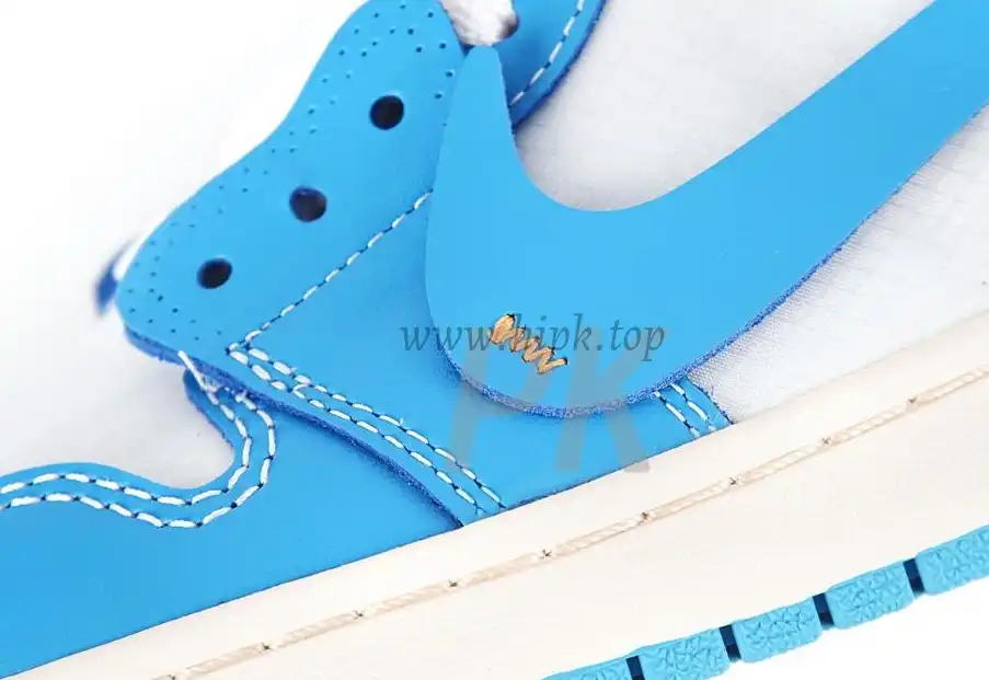 PK GOD X YIFU RETAIL FACTORYOFF WHITE X AIR JORDAN 1 POWDER BLUE UNC RETAIL MATERIALS ready limited