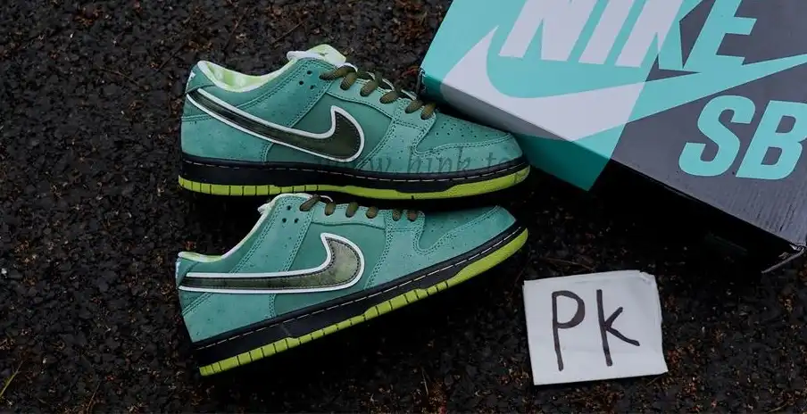 Pk God Sb dunk green lobster retail materials ready to ship