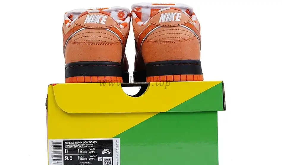 PK GOD NIKE SB DUNK LOW CONCEPTS ORANGE LOBSTER RETAIL MATERIALS READY TO SHIP