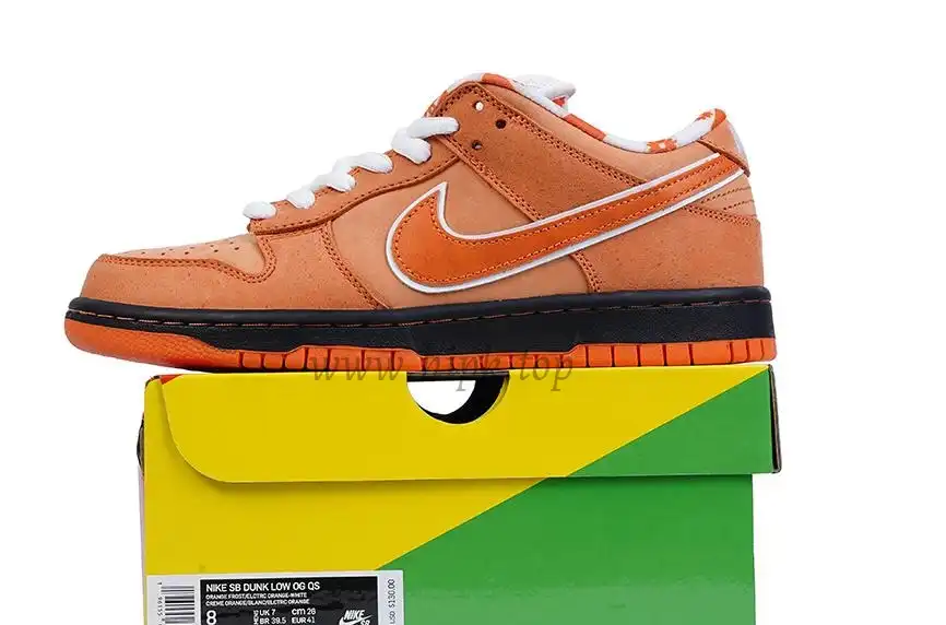 PK GOD NIKE SB DUNK LOW CONCEPTS ORANGE LOBSTER RETAIL MATERIALS READY TO SHIP