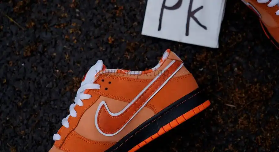 PK GOD NIKE SB DUNK LOW CONCEPTS ORANGE LOBSTER RETAIL MATERIALS READY TO SHIP