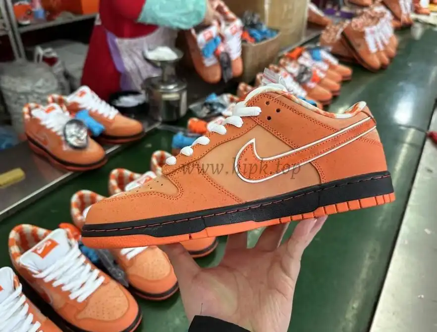 PK GOD NIKE SB DUNK LOW CONCEPTS ORANGE LOBSTER RETAIL MATERIALS READY TO SHIP