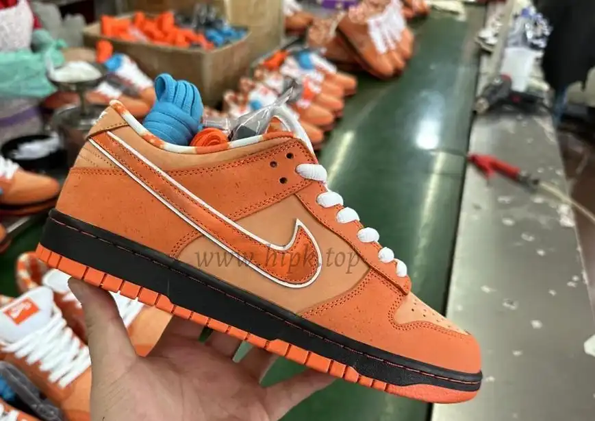 PK GOD NIKE SB DUNK LOW CONCEPTS ORANGE LOBSTER RETAIL MATERIALS READY TO SHIP