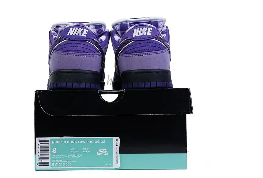 PKGod Concepts X Sb dunk purple Lobster retail materials ready to ship