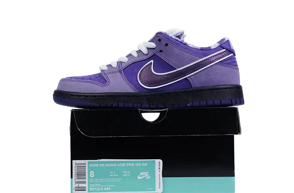 PKGod Concepts X Sb dunk purple Lobster retail materials ready to ship