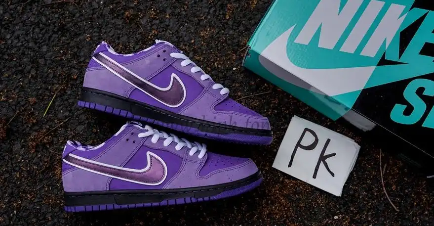 PKGod Concepts X Sb dunk purple Lobster retail materials ready to ship