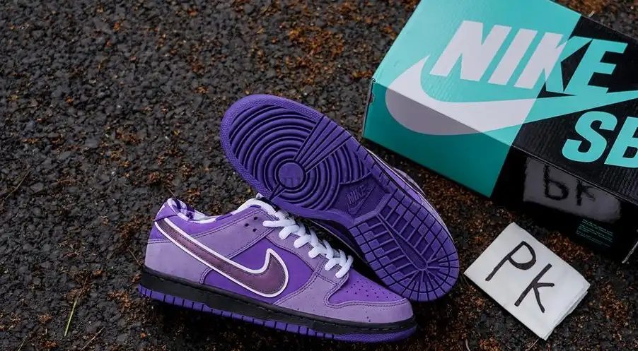 PKGod Concepts X Sb dunk purple Lobster retail materials ready to ship