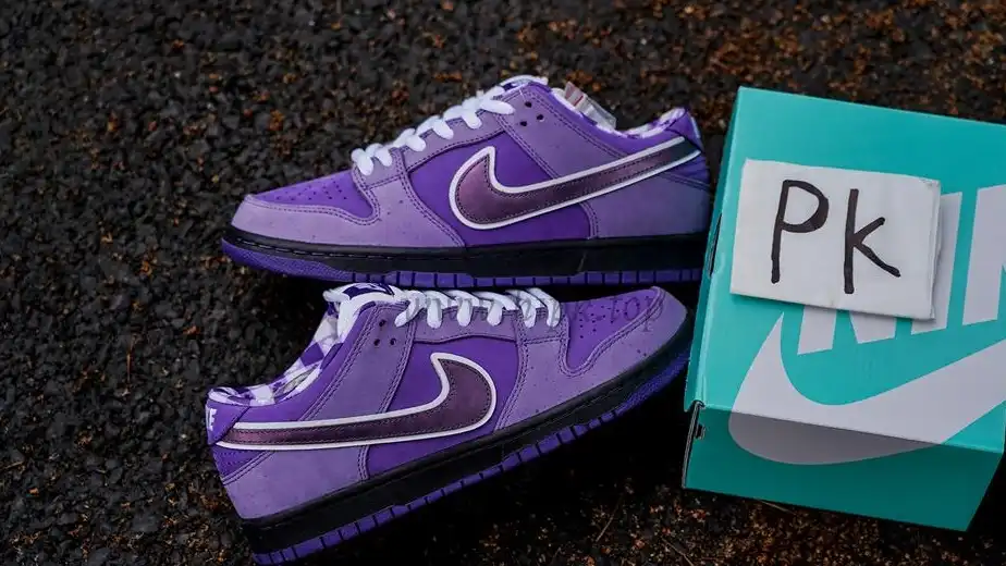 PKGod Concepts X Sb dunk purple Lobster retail materials ready to ship