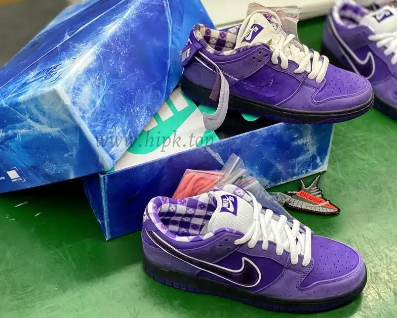 PKGod Concepts X Sb dunk purple Lobster retail materials ready to ship