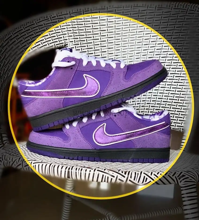 PKGod Concepts X Sb dunk purple Lobster retail materials ready to ship