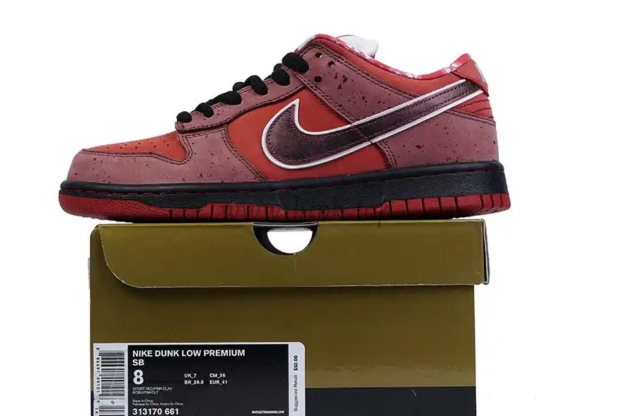 PK GOD Nike SB Dunk Low RED Lobster RETAIL MATERIALS READY TO SHIP