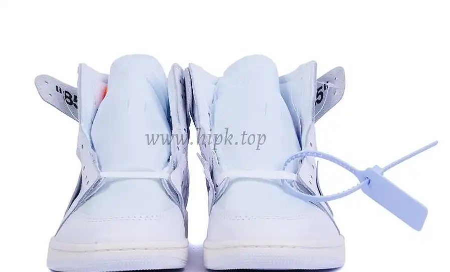 PK GOD X YIFU RETAIL FACTORY X NIKE X OFF WHITE-AIR JORDAN 1-TRIPLE WHITE ready limited