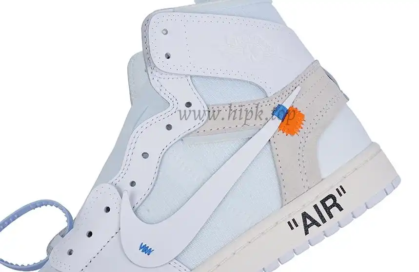 PK GOD X YIFU RETAIL FACTORY X NIKE X OFF WHITE-AIR JORDAN 1-TRIPLE WHITE ready limited