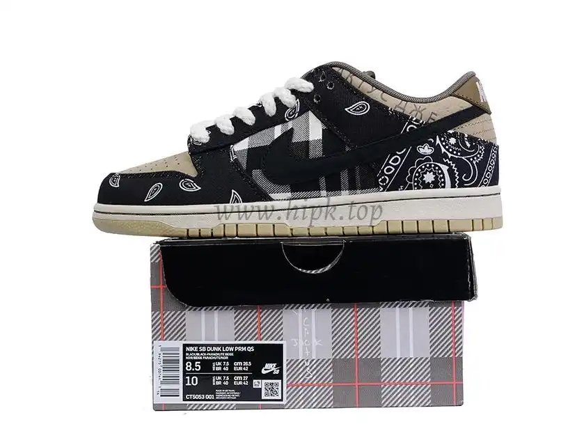 PK 4.0 exclusive 4.0 final version retail label Travis Scott X Nike SB dunk low Jackboys retail materials ready to ship