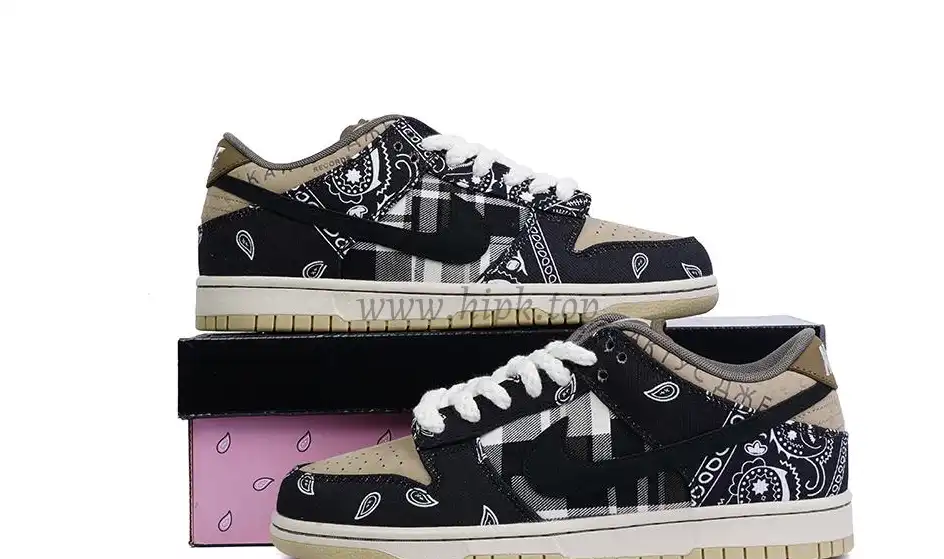 PK 4.0 exclusive 4.0 final version retail label Travis Scott X Nike SB dunk low Jackboys retail materials ready to ship