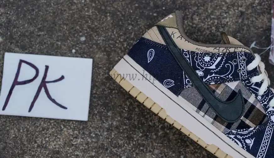 PK 4.0 exclusive 4.0 final version retail label Travis Scott X Nike SB dunk low Jackboys retail materials ready to ship