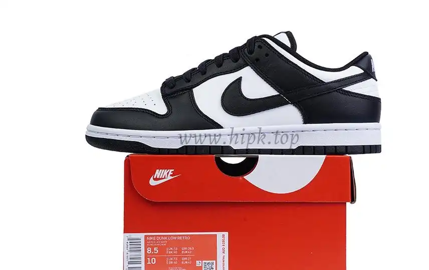 Pk God Nike dunk low retro black panda retail materials ready to ship