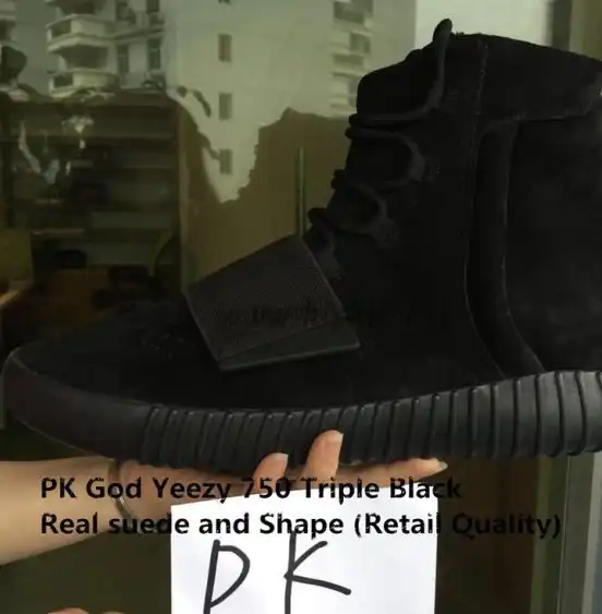 PK God Yeezy 750 OG Grey real suede and shape (real quality)